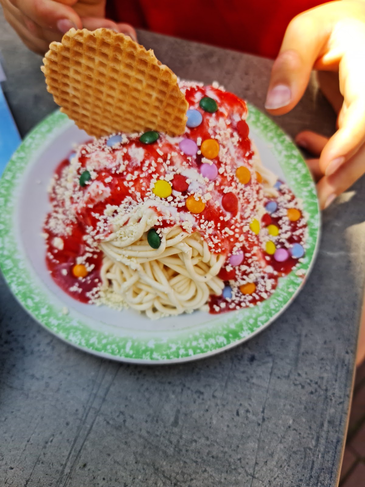 Spaghettieis